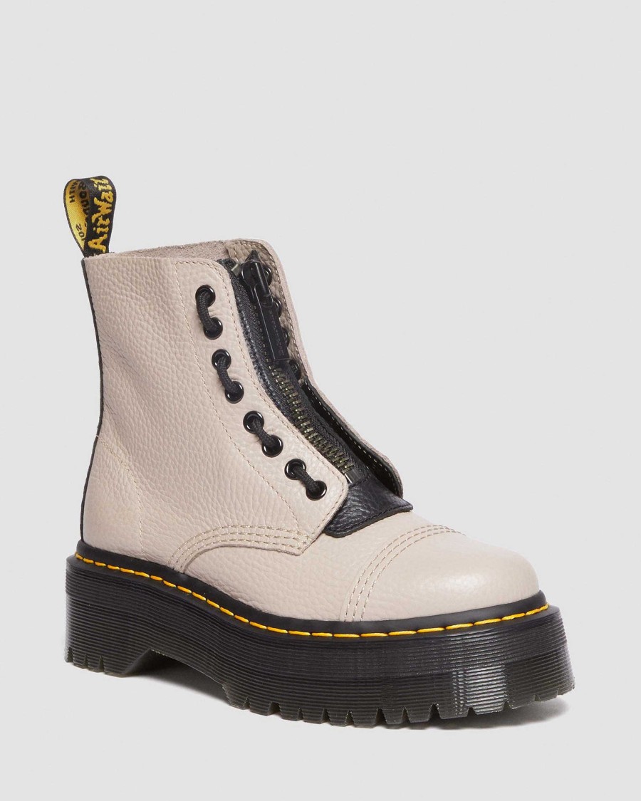 Le Signore Dr. Martens Tenie | Nappa Milled Sinclair -Piattaforma Talpa Vintage Nappa Fresata