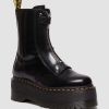 Le Signore Dr. Martens Piattaforme | Piattaforma In Pelle Jetta Hi Max Buttero -Maiharit Nero: Burro