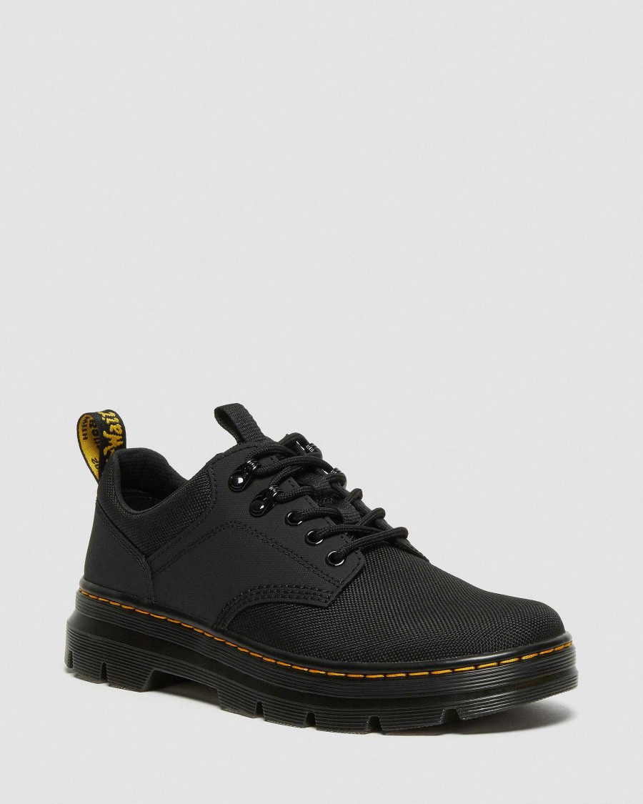 La Mia Genealogia Dr. Martens Scarpe Nere | Stivali Utili Extra Resistenti Reeder Nero