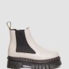 La Mia Genealogia Dr. Martens Piattaforme | Stivaletti Chelsea Audrick Nappa Lux In Pelle Con Plateau Talpa Vintage — Nappa Lux