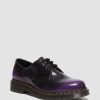 La Mia Genealogia Dr. Martens Scarpe Vegane | 1461 Rub Off Vegan Oxford -Kengat Black/Rich Purple — Oxford Rub Off