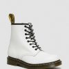 La Mia Genealogia Dr. Martens Tenie | Stringate In Pelle Liscia 1460 -Maiharit Bianco: Liscio