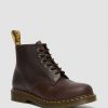 La Mia Genealogia Dr. Martens Tenie | 01 Crazy Horse Stivaletti In Pelle Marrone Scuro — Crazy Horse+Pu