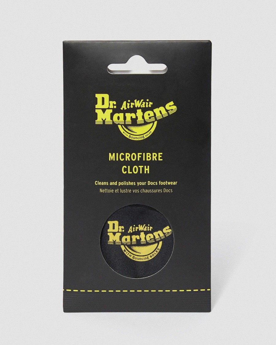 Accessorio Dr. Martens Cere E Detergente Per Scarpe | Panno Per Scarpe In Microfibra Nero