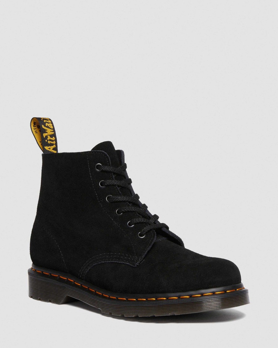 La Mia Genealogia Dr. Martens Tenie | 101 Non Vincolato -Mokkanilkkurit Musta — Eh Camoscio+Eh Camoscio Mb