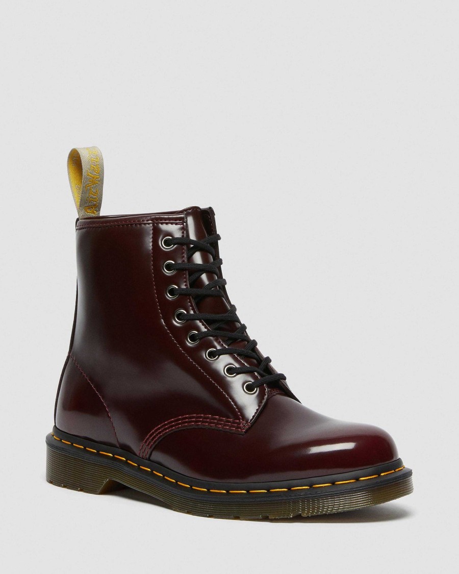 La Mia Genealogia Dr. Martens Maihari Vegani | 1460 Vegano -Nauhamaiharit Rosso Ciliegia: Oxford Rub Off