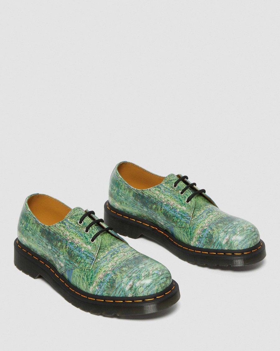 La Mia Genealogia Dr. Martens Scarpe Stringate | La Galleria Nazionale 1461 Lily Pond -Kengat Vihrea: Rovescio