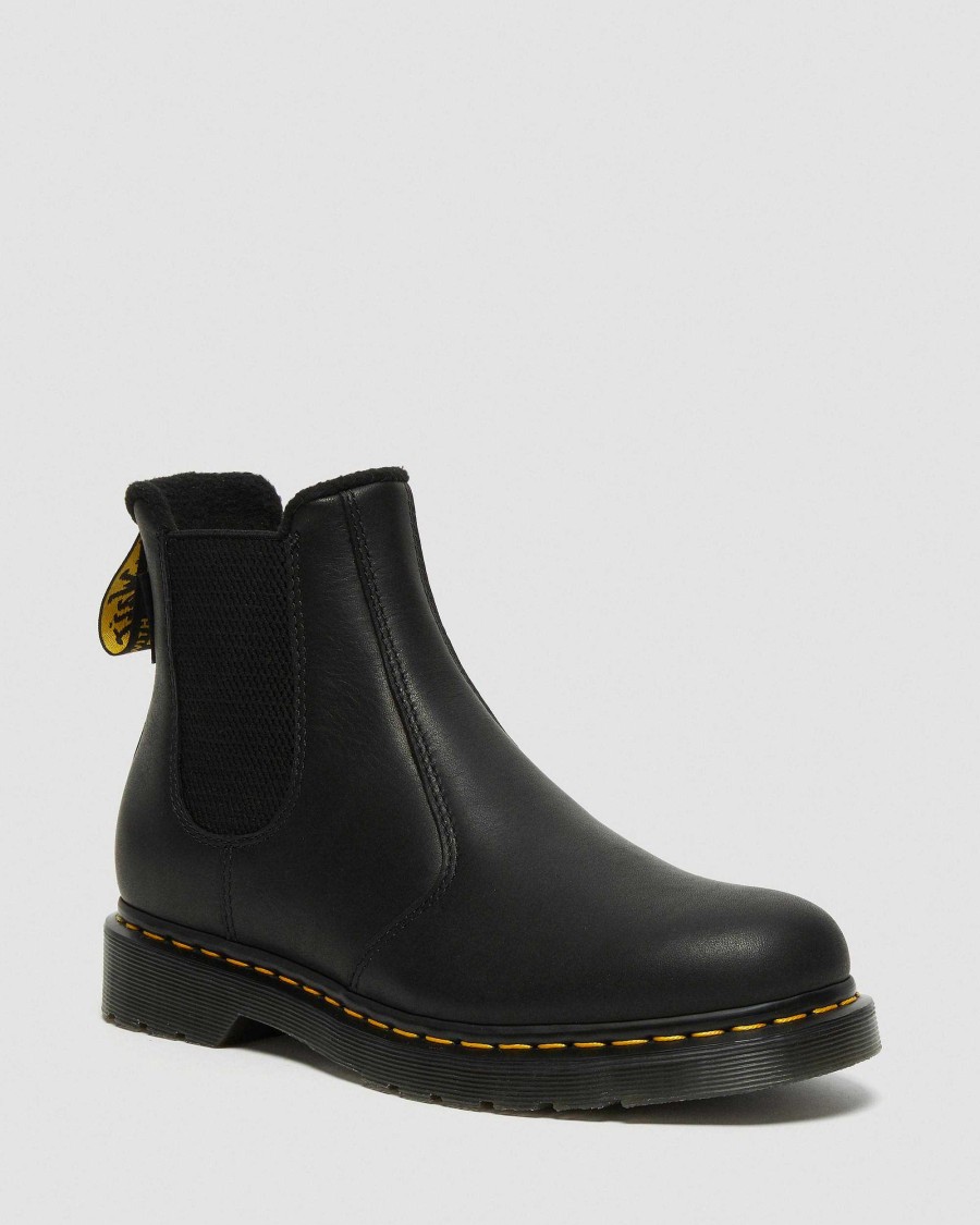 La Mia Genealogia Dr. Martens Formiche Invernali | 2976 Stivali Chelsea In Pelle Warmwair Valor Wp Musta: Valore Wp