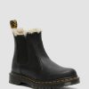 Le Signore Dr. Martens Stivaletti | Stivaletti Chelsea Leonore 2976 Foderati In Pelliccia Sintetica Musta: Wyoming Brunito