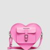 Accessorio Dr. Martens Borse Di Pelle | Borsa In Pelle A Forma Di Cuore Rosa Dell'Usato — Kiev