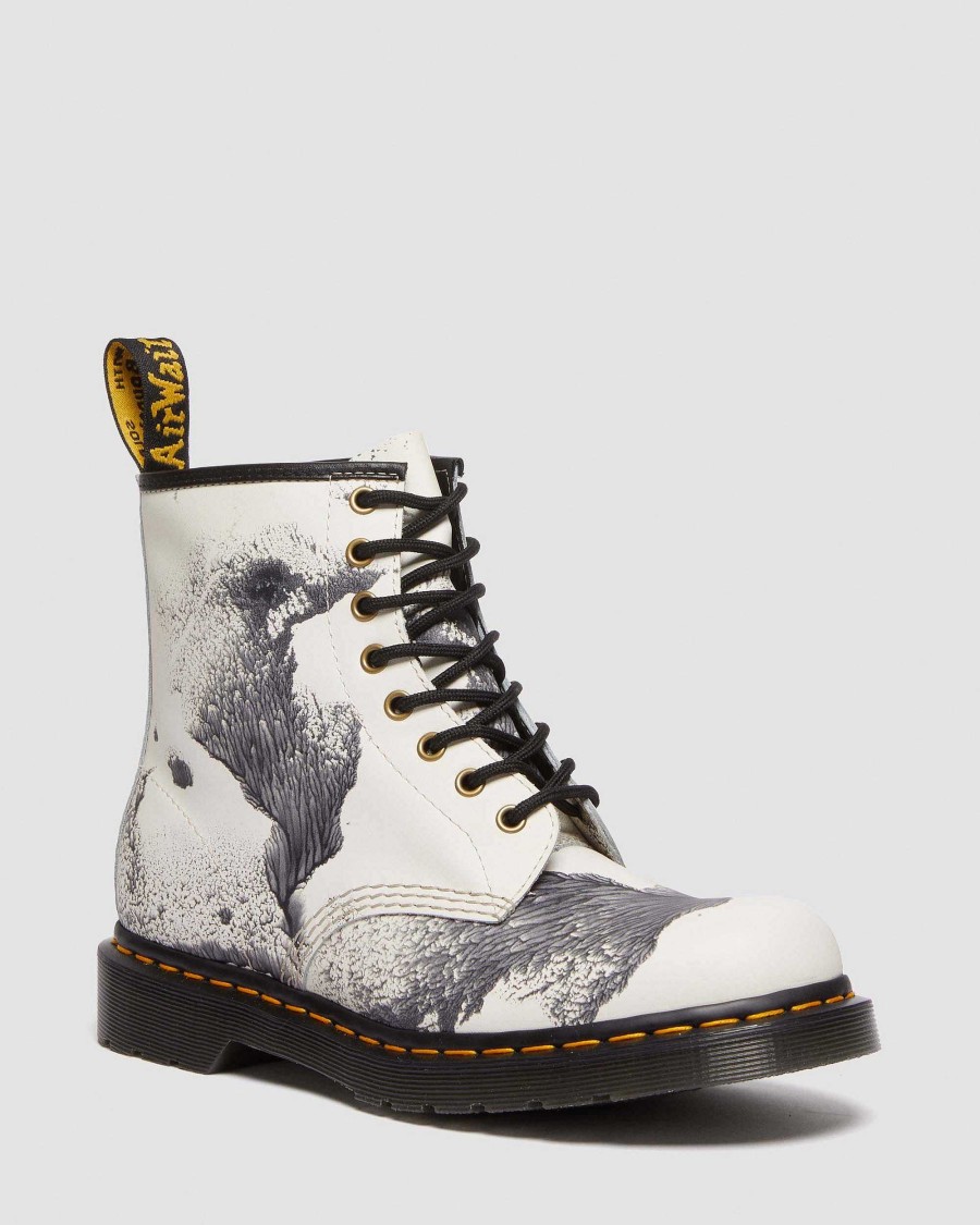 La Mia Genealogia Dr. Martens Tenie | 1460 Tate Decalcomania -Pettini In Pelle Multi-Corona: Rovescio