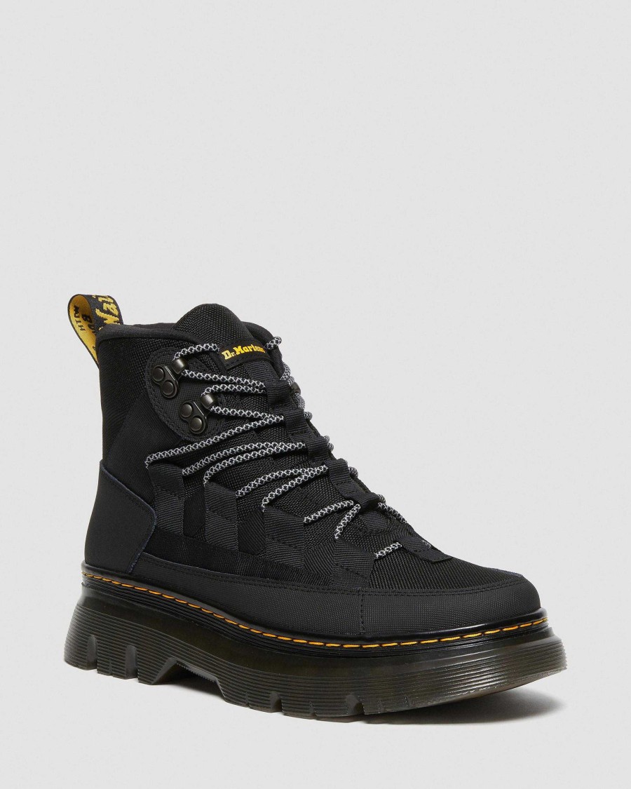 La Mia Genealogia Dr. Martens Calzature Utili | Utilita In Pelle Extra Resistente Boury -Maiharit Musta Ajax+Extra Duro 50/50