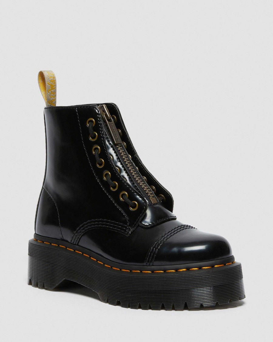 Le Signore Dr. Martens Maihari Vegani | Piattaforma Vegana Sinclair -Maharit Nero: Oxford