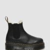 La Mia Genealogia Dr. Martens Formiche Invernali | 2976 Stivaletti Chelsea Con Plateau Foderati In Pelliccia Quadrupla Musta-Pisa